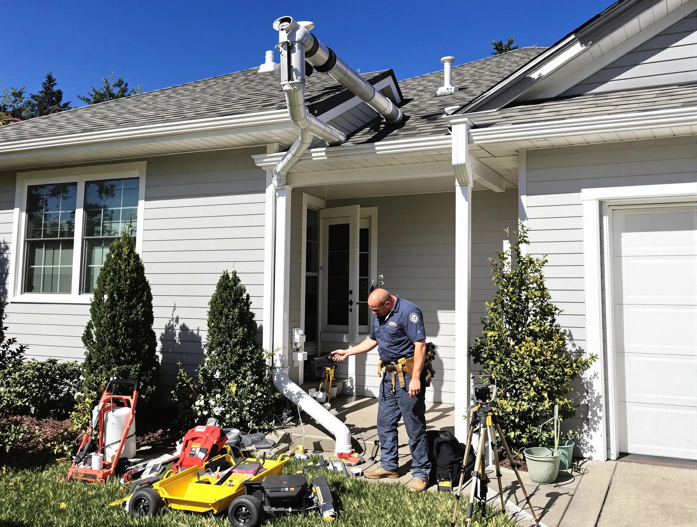 Downspout Repair in Beachwood